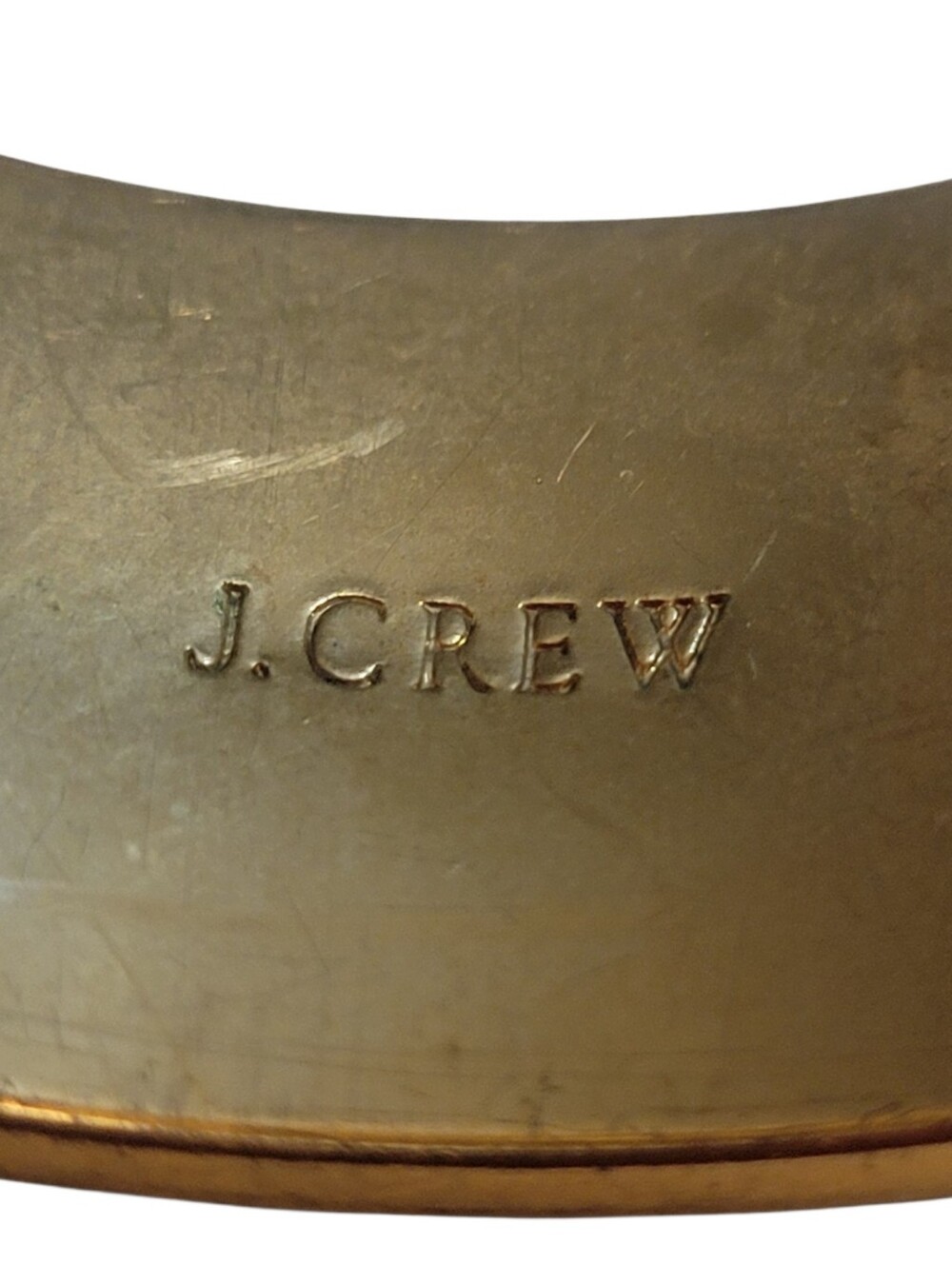 J. Crew Black Enamel and Gold-Tone Bangle - Picture 4 of 5